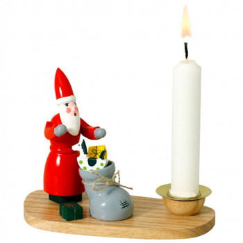 Kerzenhalter Weihnachtsmann