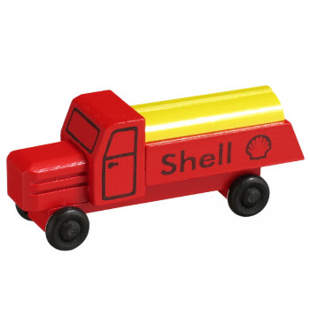 Miniatur LKW mit Haube, Shell-Tankwagen
