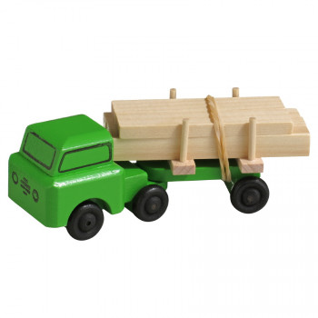 Miniatur LKW Holzspielzeug Schnittholz